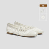 Square-Toe Lace-Up Mary Janes (Miley)