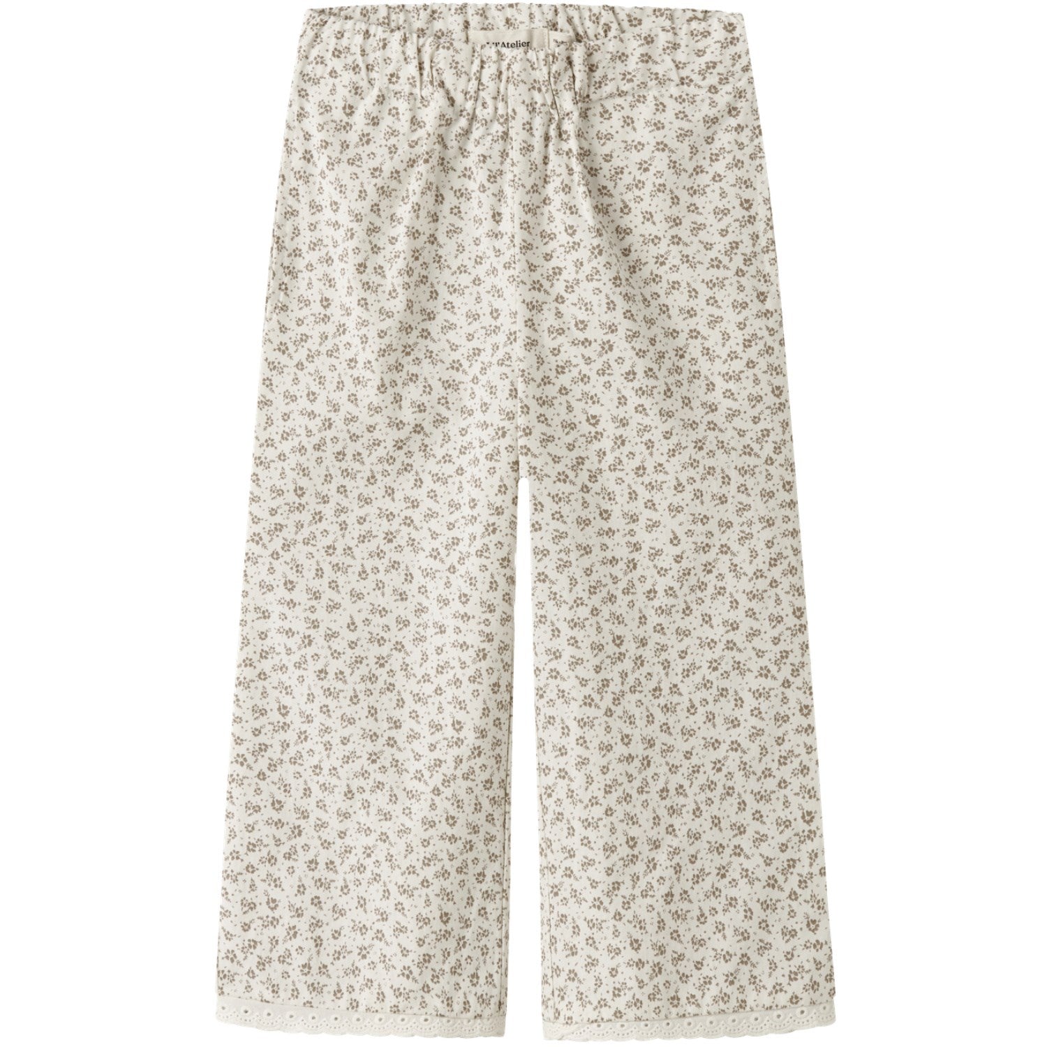 Lil'Atelier Coconut Milk Nmffjola Wide Ancle Pants Lil