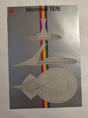 Affiche originale JO Montreal 1976 Olympic Games Stadium (affiche/poster)