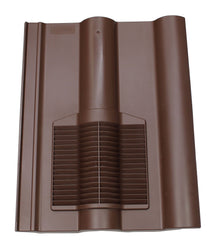 Marley Double Roman Tile Vent - Brown Vent Only - No Adaptor