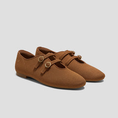 Twin-Strap Flats（Natalie）