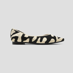 Pointed-Toe D'Orsay Flats (Melia)