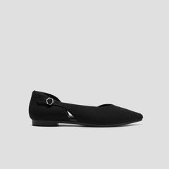 Pointed-Toe D'Orsay Flats (Malory)