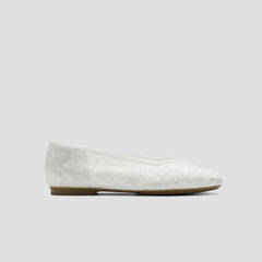 Square-Toe V-Cut Flats (Margot 3.0)
