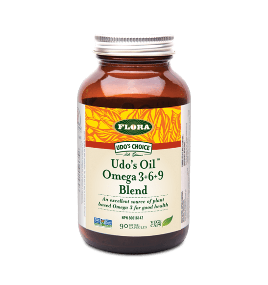 Flora Health Udo's Choice Udo's Oil 3+6+9 Blend Softgel Capsules - YesWellness.com