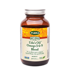 Flora Health Udo's Choice Udo's Oil 3+6+9 Blend Softgel Capsules - YesWellness.com